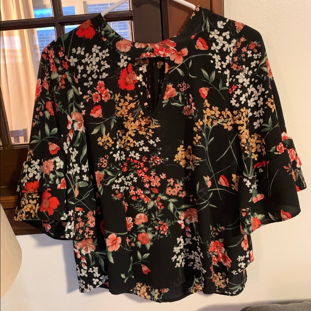 Urban Romantics flirty floral top